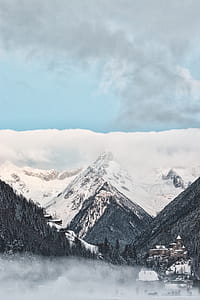 Structural Shot of Snowy Mountain thumbnail