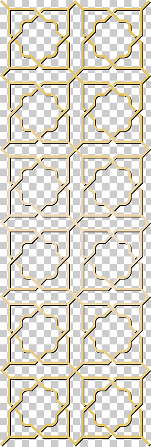 Eid al-Fitr Eid al-Adha, The Yellow frame of Eid al Fitr, yellow quatrefoil pattern illustration PNG clipart