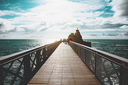 sea, sky, beach, people thumbnail