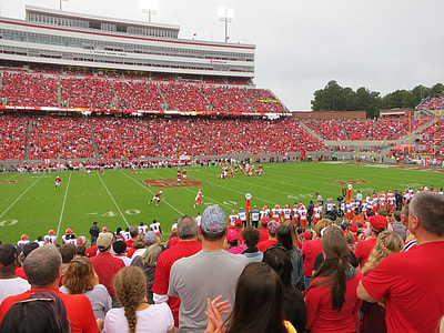 crown of people watching football game thumbnail