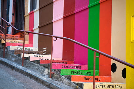 assorted-color concrete stairs thumbnail
