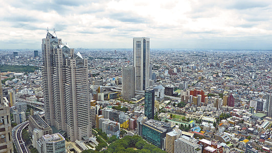 Cityscape view of Tokyo with all the buildings, Japan thumbnail