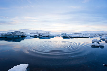 ice berg under clear sky thumbnail