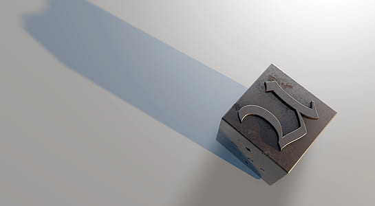 gray cube on floor thumbnail