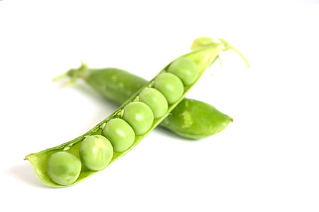 two green snow peas thumbnail