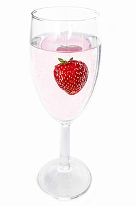 strawberry inside wine glass thumbnail
