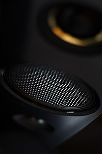 macro shot photo of black speaker thumbnail
