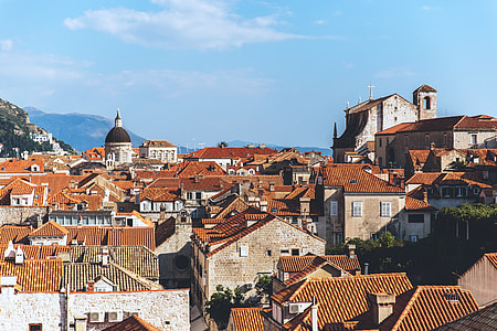 View over the orange terracotta tiled rooftops of Dubrovnik, Croatia. Dubrovnik has been used as the filming area for King’s Landing, a fictional city in the hit TV series, Game of Thrones thumbnail