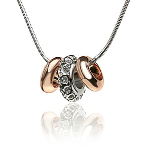 silver-colored necklace thumbnail