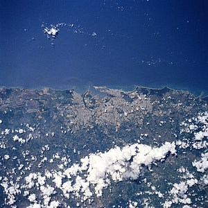 San Juan from space in Puerto Rico thumbnail