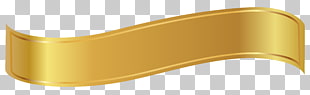 Product Yellow Material Angle, Gold Banner , yellow ribbon strap PNG clipart