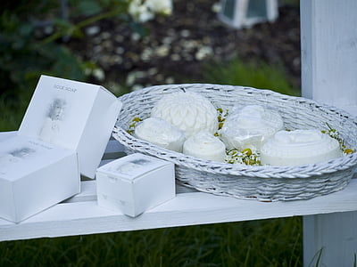 basket of white candles thumbnail