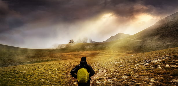 man looking at an empty field thumbnail