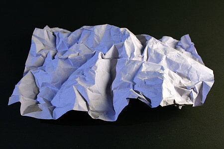 white crumpled paper thumbnail