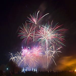 Multicolored Fireworks during Nighttime thumbnail