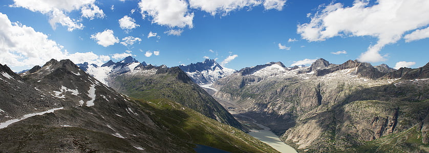 panoramic aerial photo of mountains thumbnail