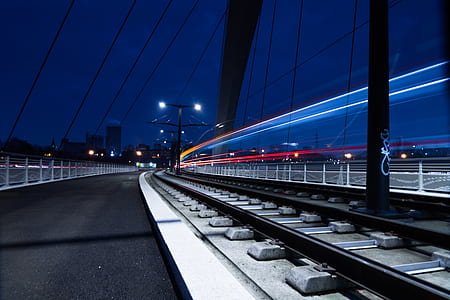 timelapse photography during nighttime thumbnail