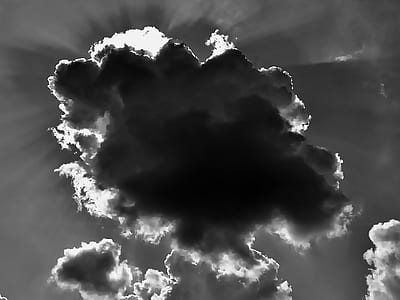 light, black-and-white, nature, sky thumbnail