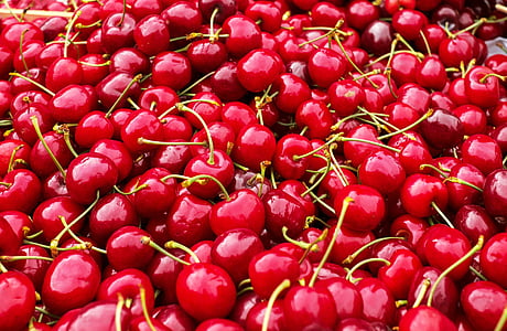 bunch of red cherries thumbnail