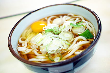 noodles inside white bowl thumbnail