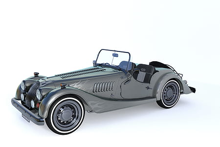 vintage black car artwork thumbnail