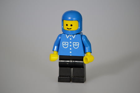 blue and black mini figure toy thumbnail