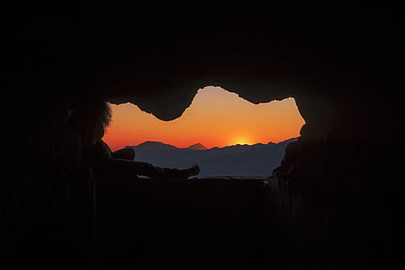 silhouette of cave thumbnail