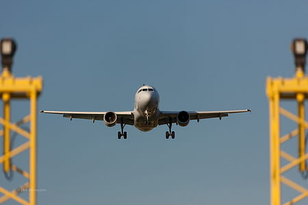gray aircraft in mid air thumbnail