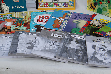 assorted storybook lot on table thumbnail