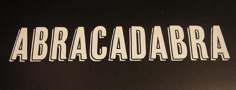 Abracadabra text illustration thumbnail