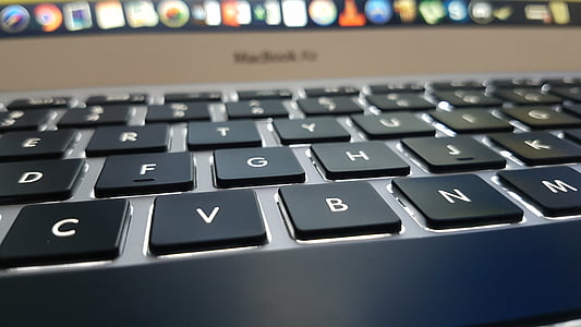 turned-on MacBook Air thumbnail