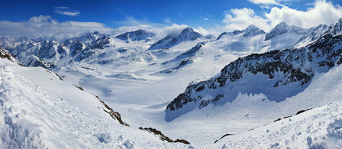 cold, snow, landscape, nature thumbnail
