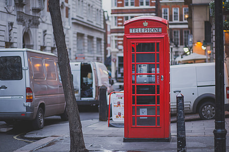 Red Telephone Box London Street thumbnail
