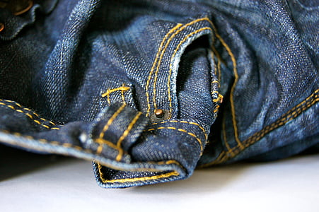 closeup photo of blue denim bottoms thumbnail