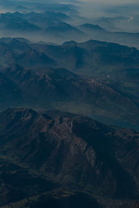 aerial photography of mountain thumbnail