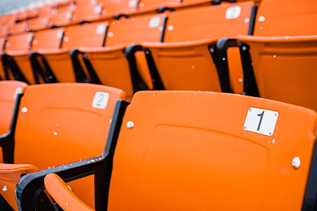 empty orange chairs thumbnail