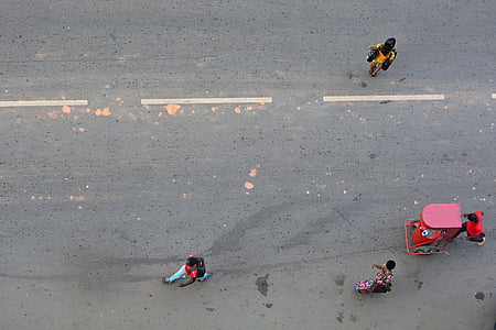 aerial photography of people thumbnail