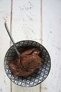 Bowl of Chocolate Spread With Spoon thumbnail