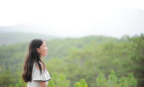 Photo of Woman Wearing White Top thumbnail
