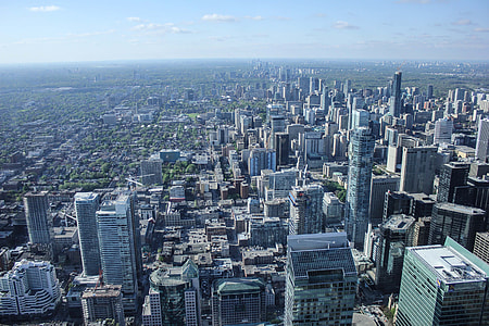 aerial photography of cityscape thumbnail