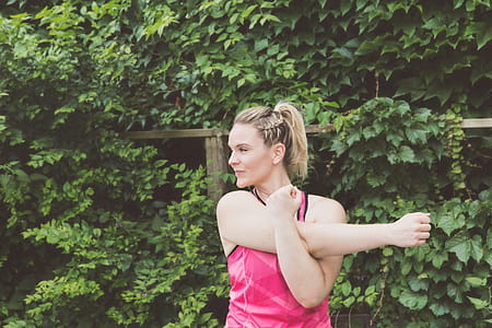 Athlete Stretches Photo thumbnail