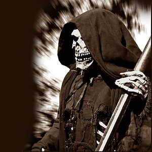 grim reaper holding scythe wallpaper thumbnail