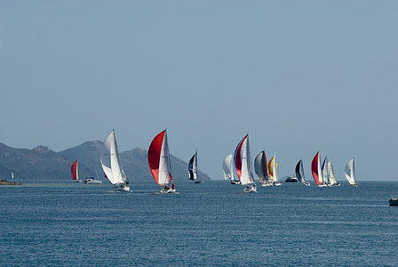 sailboats on the ocean waters thumbnail