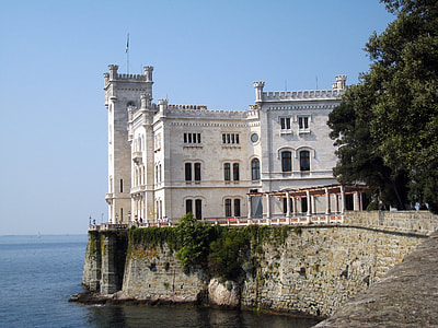 The Miramare Castle in Trieste, Italy thumbnail
