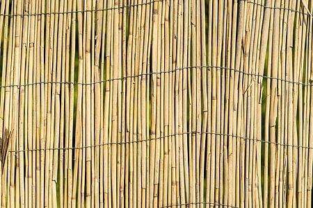 Garden Bamboo Wall Fence Texture Background thumbnail