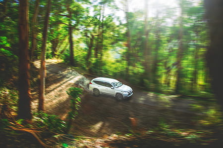 Photo of White Mitsubishi Montero Sport on Dirt Road thumbnail