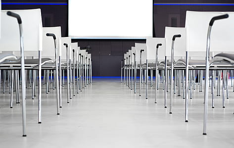 gray stainless steel chair inside room thumbnail