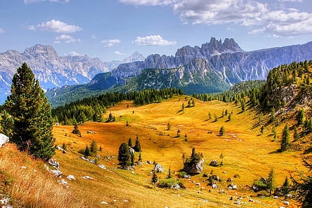 aerial photography of mountains during daytime thumbnail