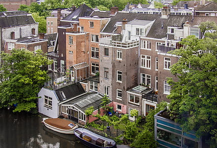 aerial photography of house with boat dock thumbnail