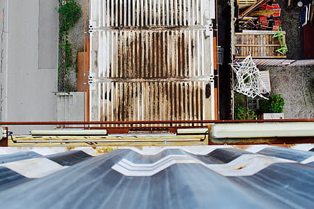 aerial photography of white roof thumbnail